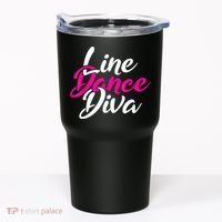 Western Country Line Dancing Diva Women Line Dance Tumbler thumb 0