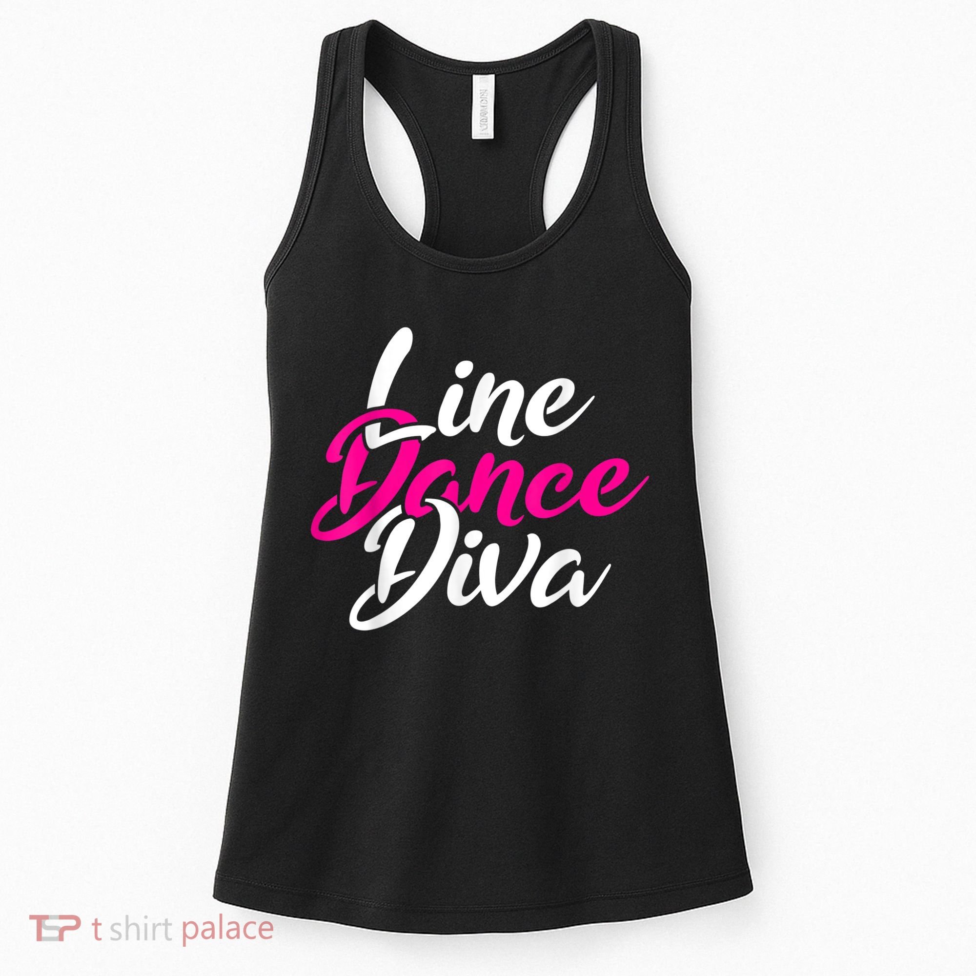 Western Country Line Dancing Diva Women Line Dance Women's Tank Top