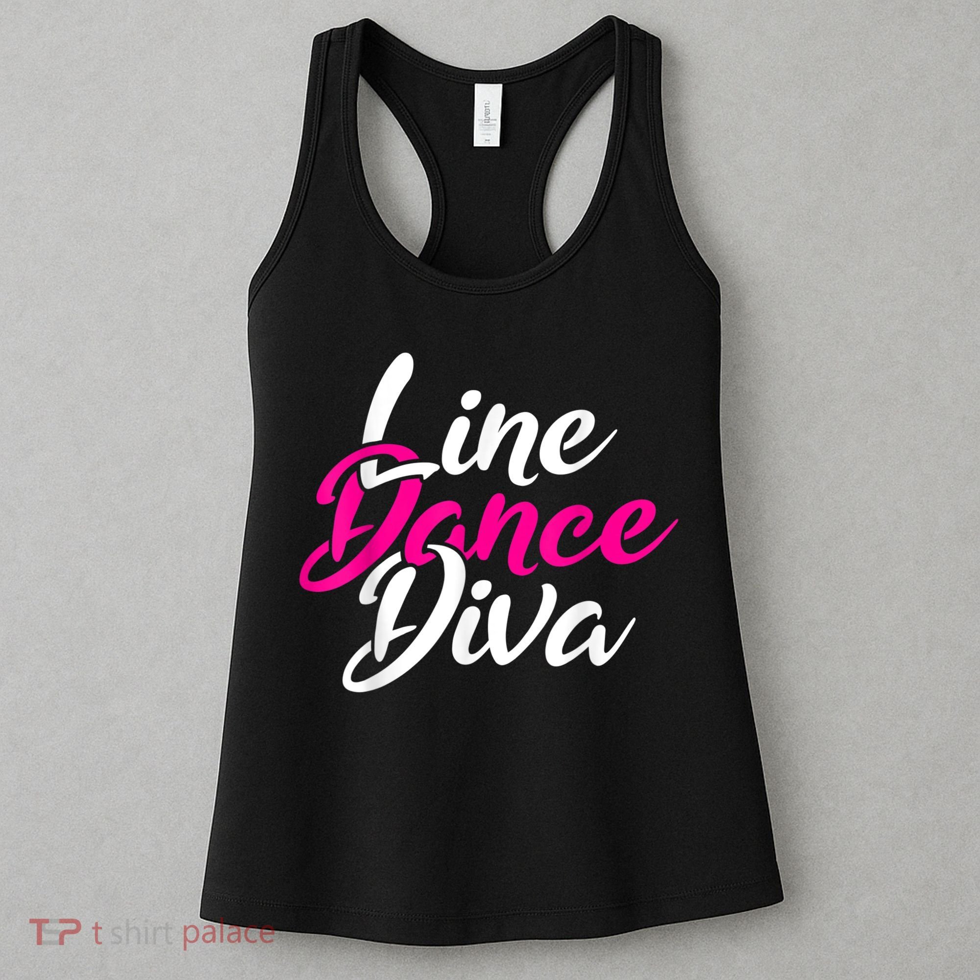 Western Country Line Dancing Diva Women Line Dance Women's Tank Top