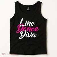 Western Country Line Dancing Diva Women Line Dance Tank Top thumb 2