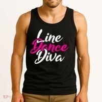 Western Country Line Dancing Diva Women Line Dance Tank Top thumb 3
