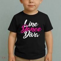 Western Country Line Dancing Diva Women Line Dance Toddler T-Shirt thumb 2