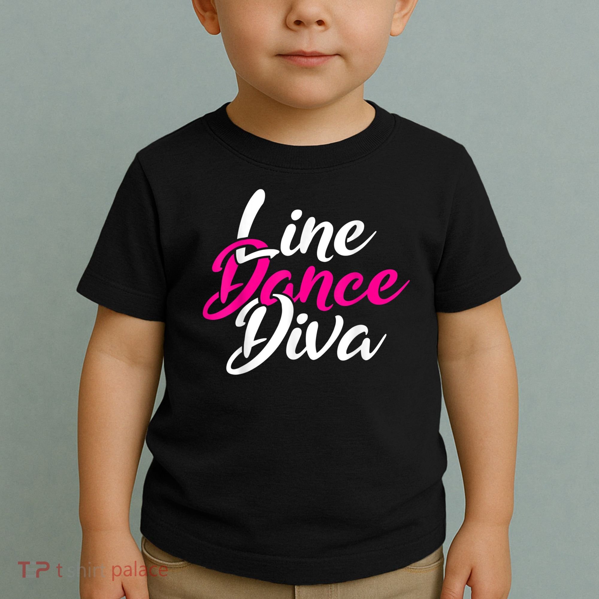 Western Country Line Dancing Diva Women Line Dance Toddler T-Shirt