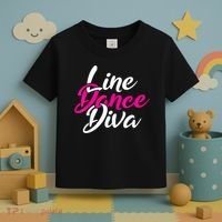 Western Country Line Dancing Diva Women Line Dance Toddler T-Shirt thumb 3