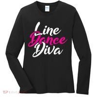 Western Country Line Dancing Diva Women Line Dance Women's Long Sleeve Shirt thumb 0