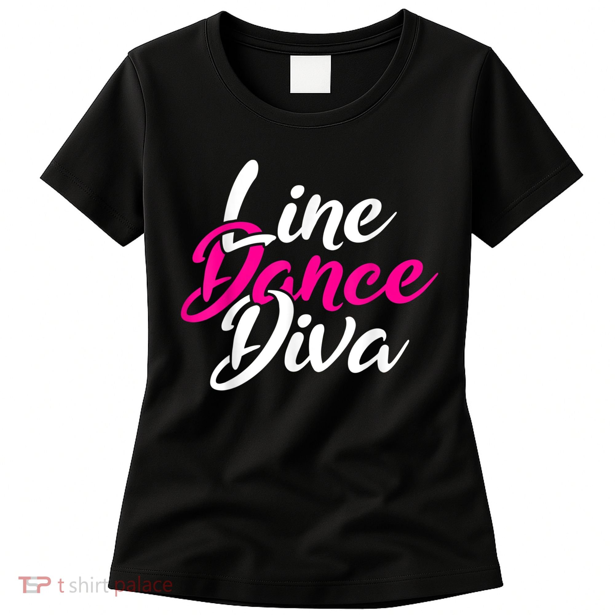 Western Country Line Dancing Diva Women Line Dance Women's T-Shirt