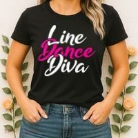 Western Country Line Dancing Diva Women Line Dance Women's T-Shirt thumb 2