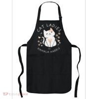 Women Cat Ladies For Kamala Harris Gift Apron thumb 0