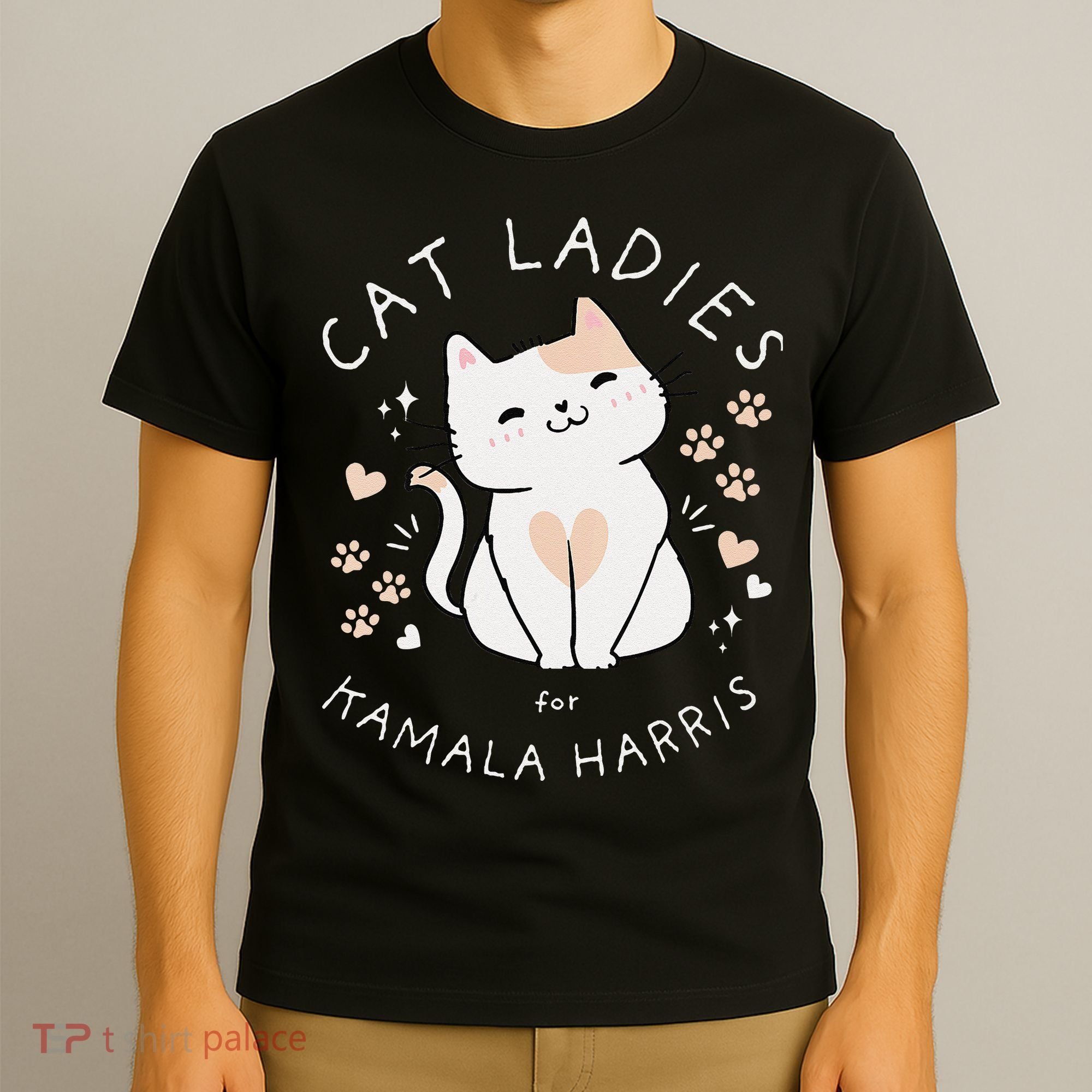 Women Cat Ladies For Kamala Harris Gift T-Shirt