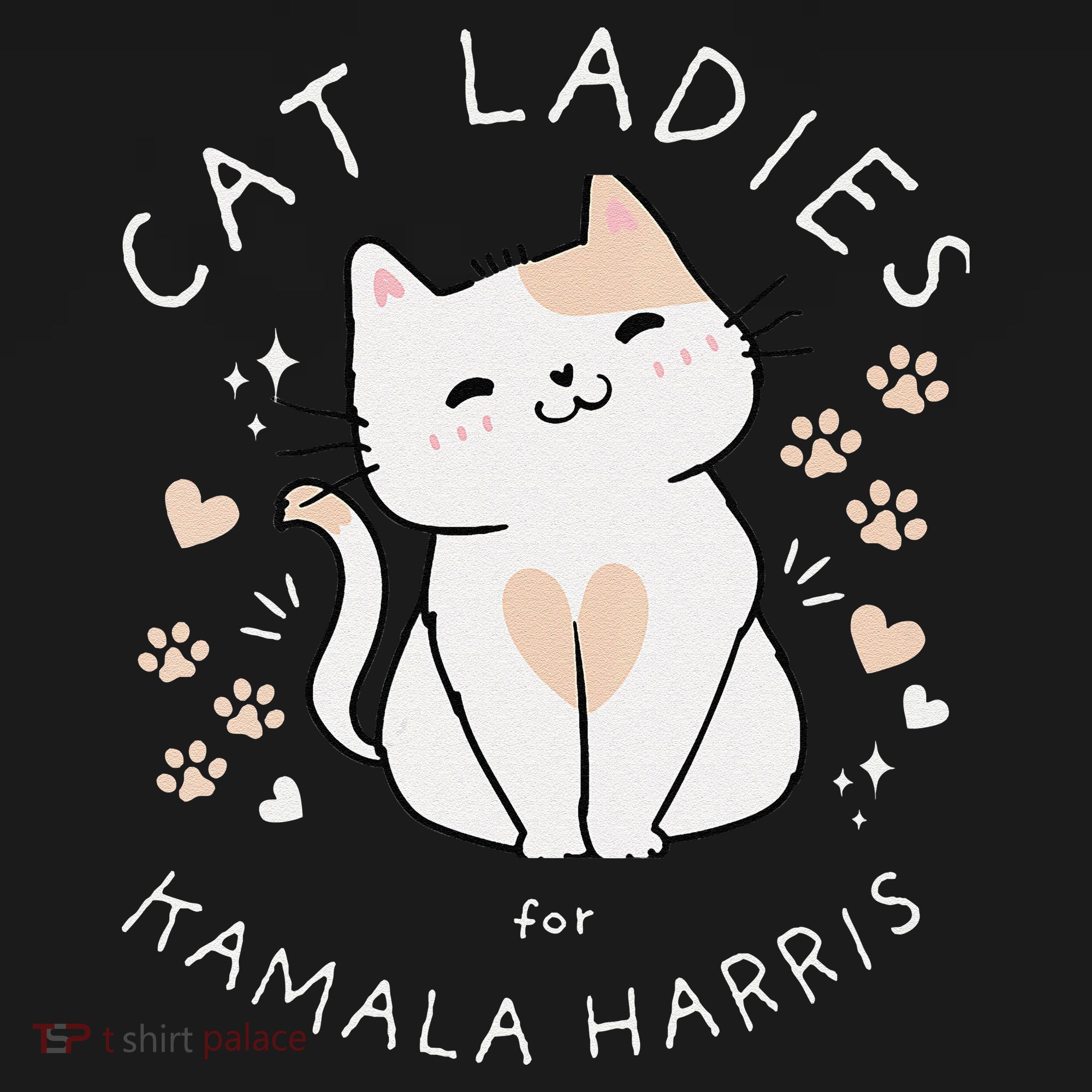 Women Cat Ladies For Kamala Harris Gift Women's Hoodie