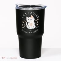 Women Cat Ladies For Kamala Harris Gift Tumbler thumb 0