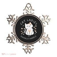 Women Cat Ladies For Kamala Harris Gift Ornament thumb 0