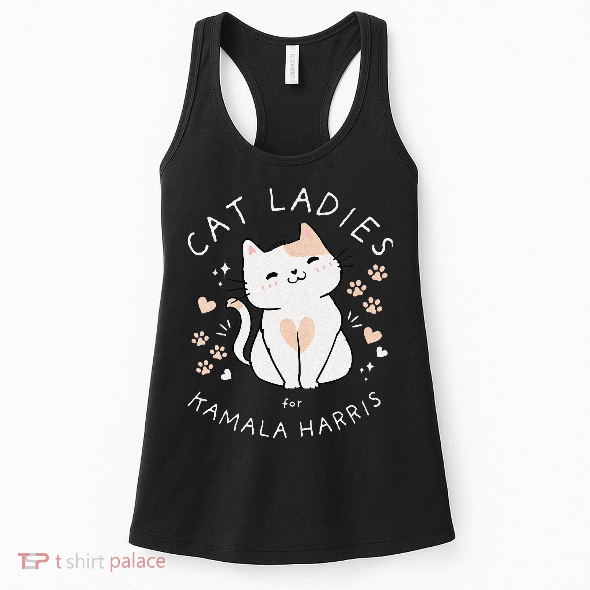 Women Cat Ladies For Kamala Harris Gift Women's Tank Top