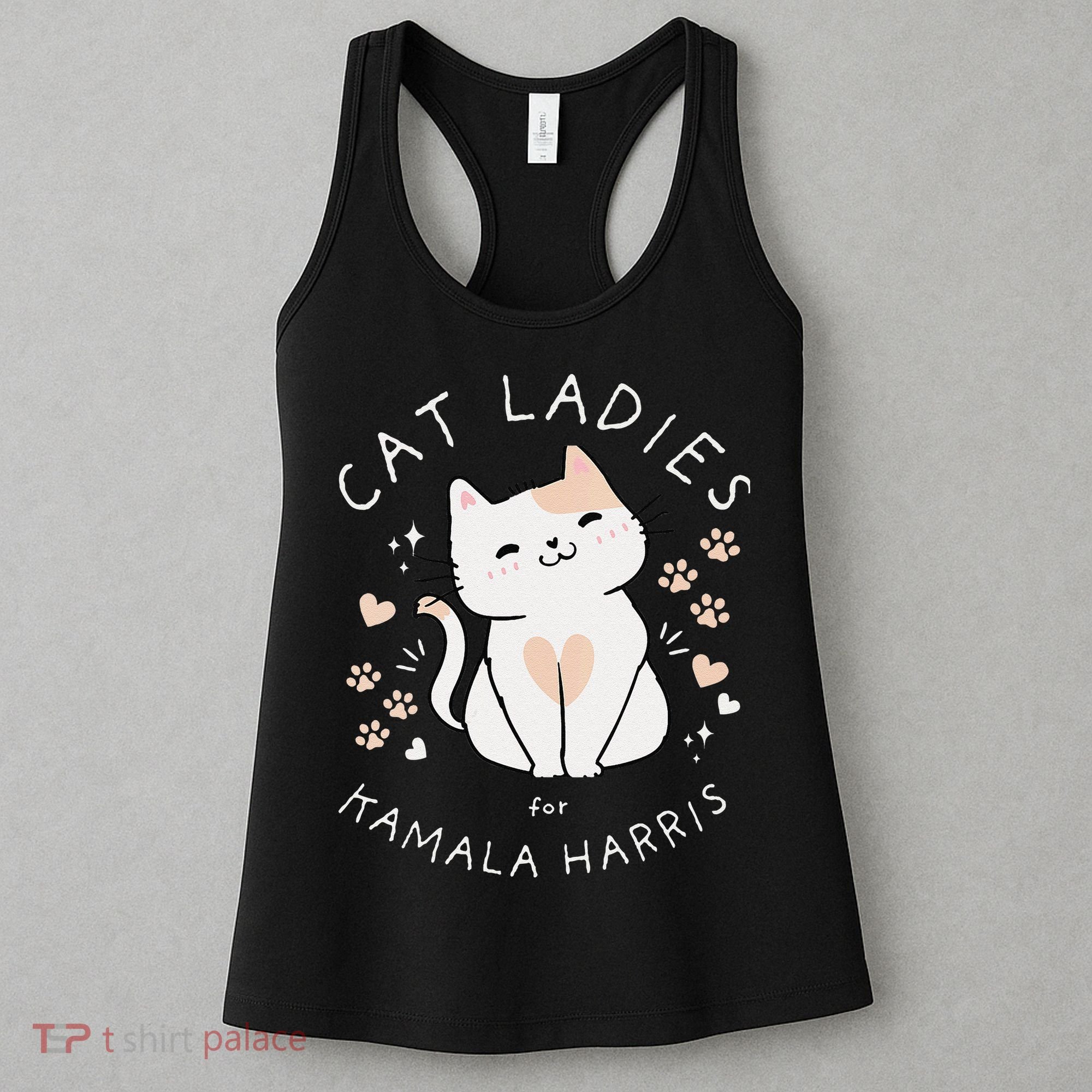 Women Cat Ladies For Kamala Harris Gift Women's Tank Top