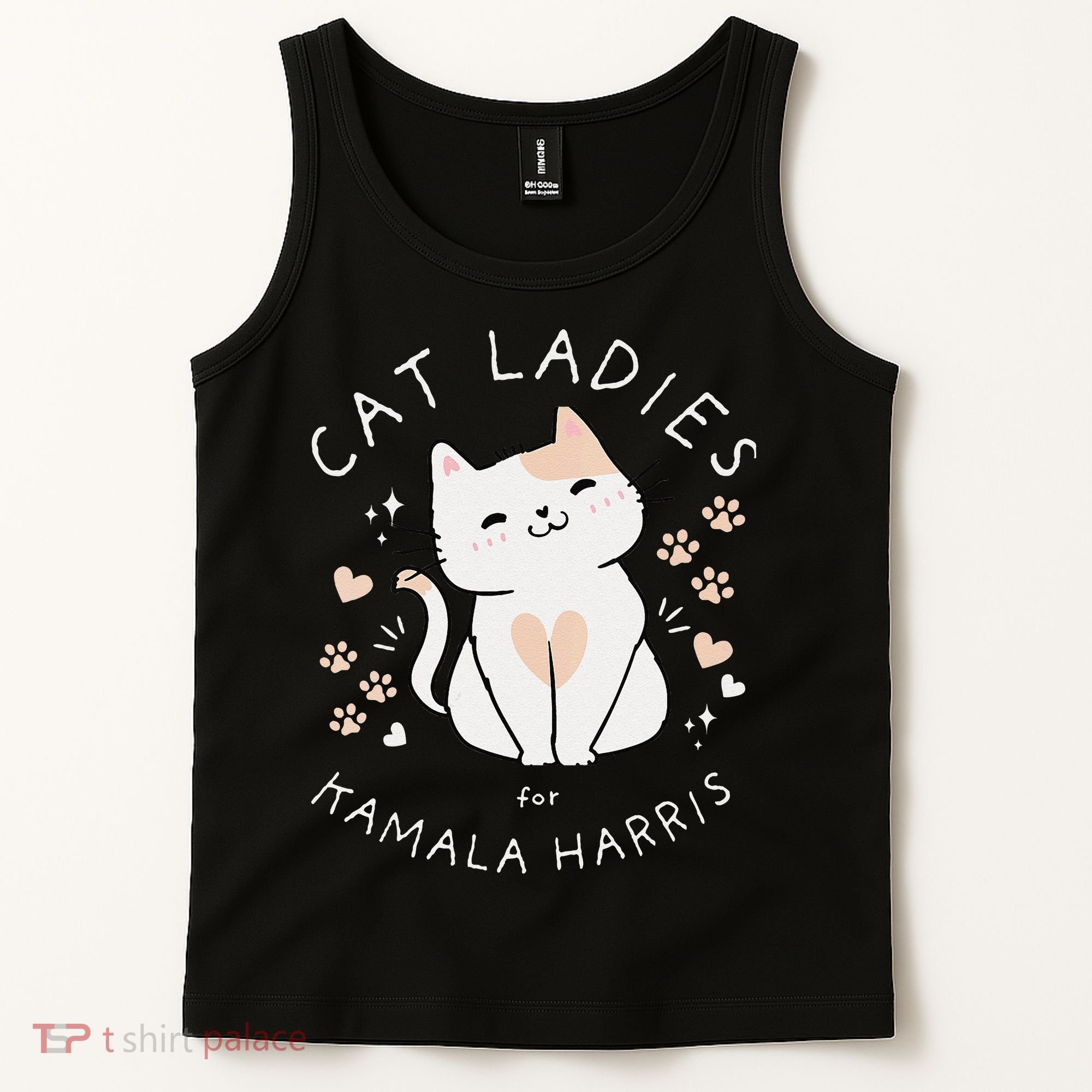 Women Cat Ladies For Kamala Harris Gift Tank Top
