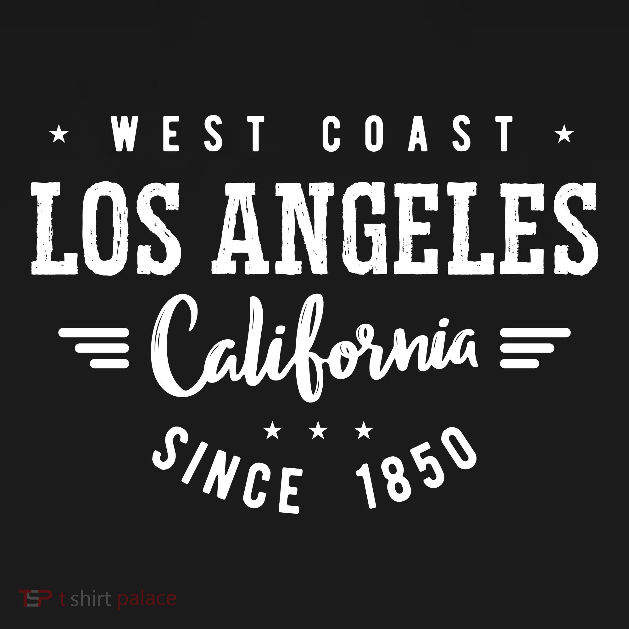 West Coast Los Angeles California Since 1850 Apron