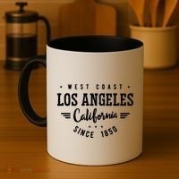 West Coast Los Angeles California Since 1850 Coffee Mug thumb 4
