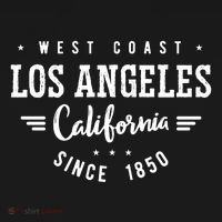 West Coast Los Angeles California Since 1850 Baby Bodysuit thumb 2
