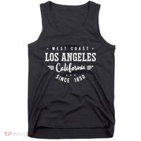 West Coast Los Angeles California Since 1850 Tank Top thumb 0