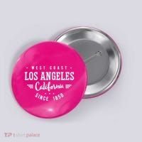 West Coast Los Angeles California Since 1850 Button thumb 0
