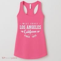 West Coast Los Angeles California Since 1850 Women's Tank Top thumb 0
