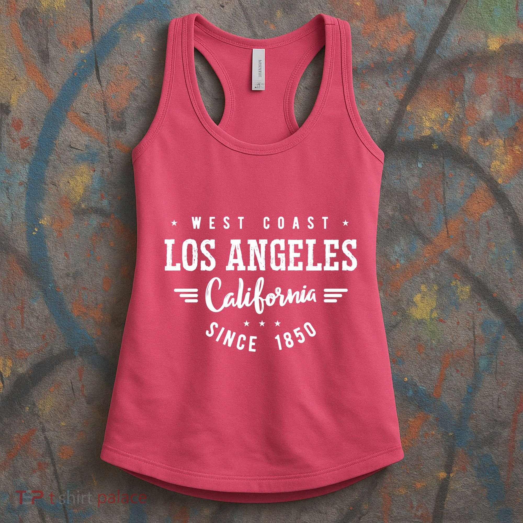 West Coast Los Angeles California Since 1850 Women's Tank Top