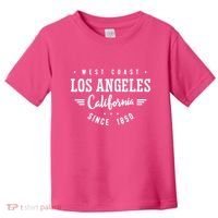 West Coast Los Angeles California Since 1850 Toddler T-Shirt thumb 0