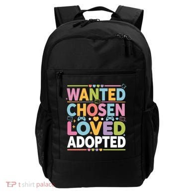Wanted Chosen Loved Adopted Adoption Backpack