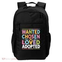 Wanted Chosen Loved Adopted Adoption Backpack thumb 0