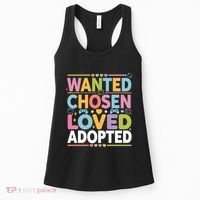 Wanted Chosen Loved Adopted Adoption Women's Tank Top thumb 0