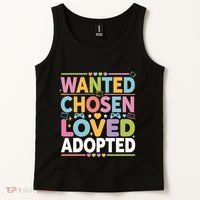 Wanted Chosen Loved Adopted Adoption Tank Top thumb 2