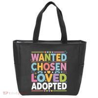 Wanted Chosen Loved Adopted Adoption Tote Bag thumb 0