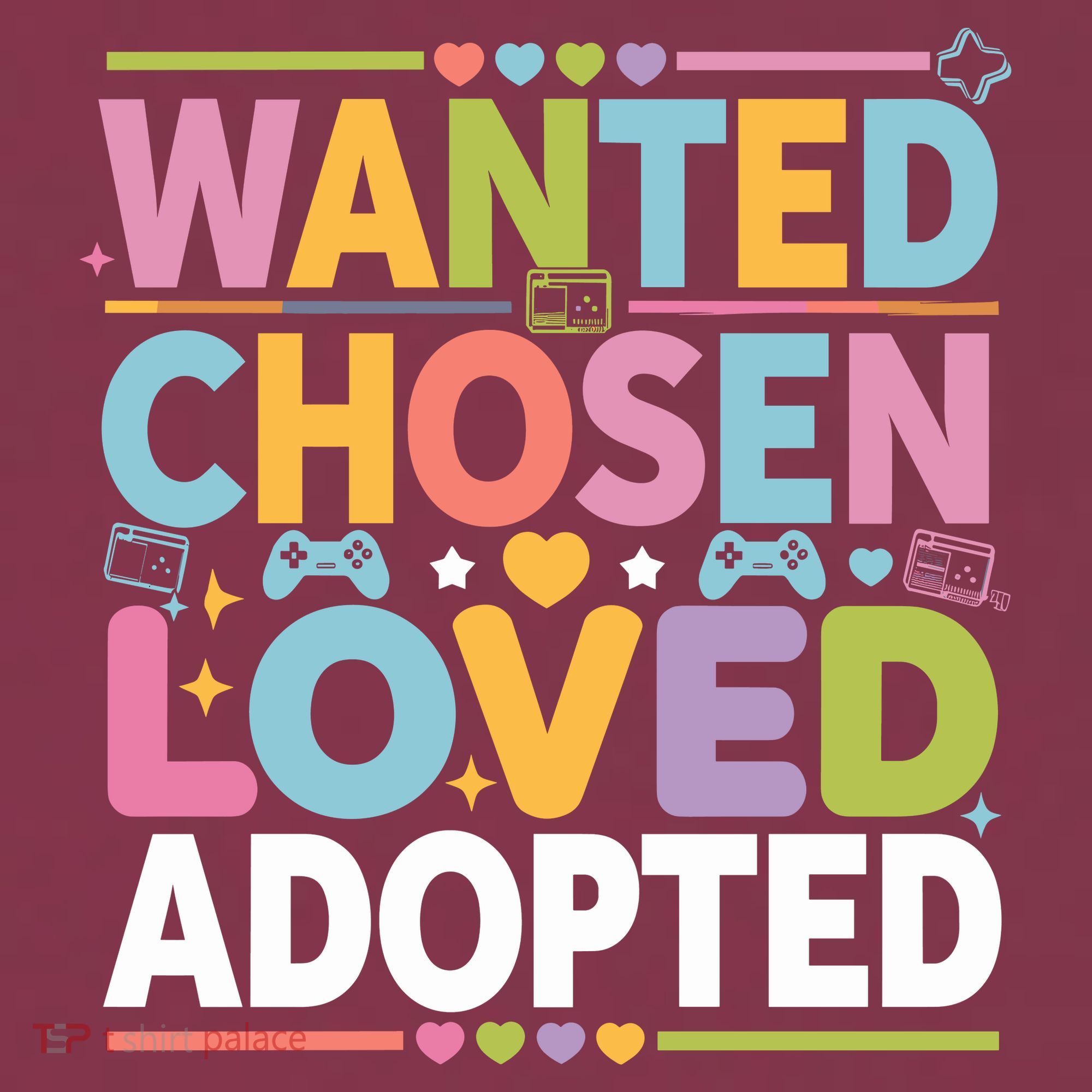 Wanted Chosen Loved Adopted Adoption 16oz Travel Tumbler