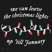 We Can Leave The Christmas Lights Up Til January Christmas Mousepad thumb 1