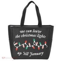 We Can Leave The Christmas Lights Up Til January Christmas Tote Bag thumb 0