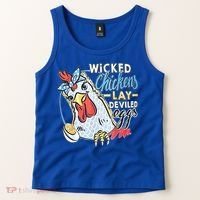Wicked Chickens Lay Deviled Eggs Funny Chicken Lovers Tank Top thumb 2