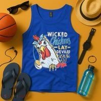 Wicked Chickens Lay Deviled Eggs Funny Chicken Lovers Tank Top thumb 4
