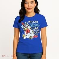 Wicked Chickens Lay Deviled Eggs Funny Chicken Lovers Women's T-Shirt thumb 4