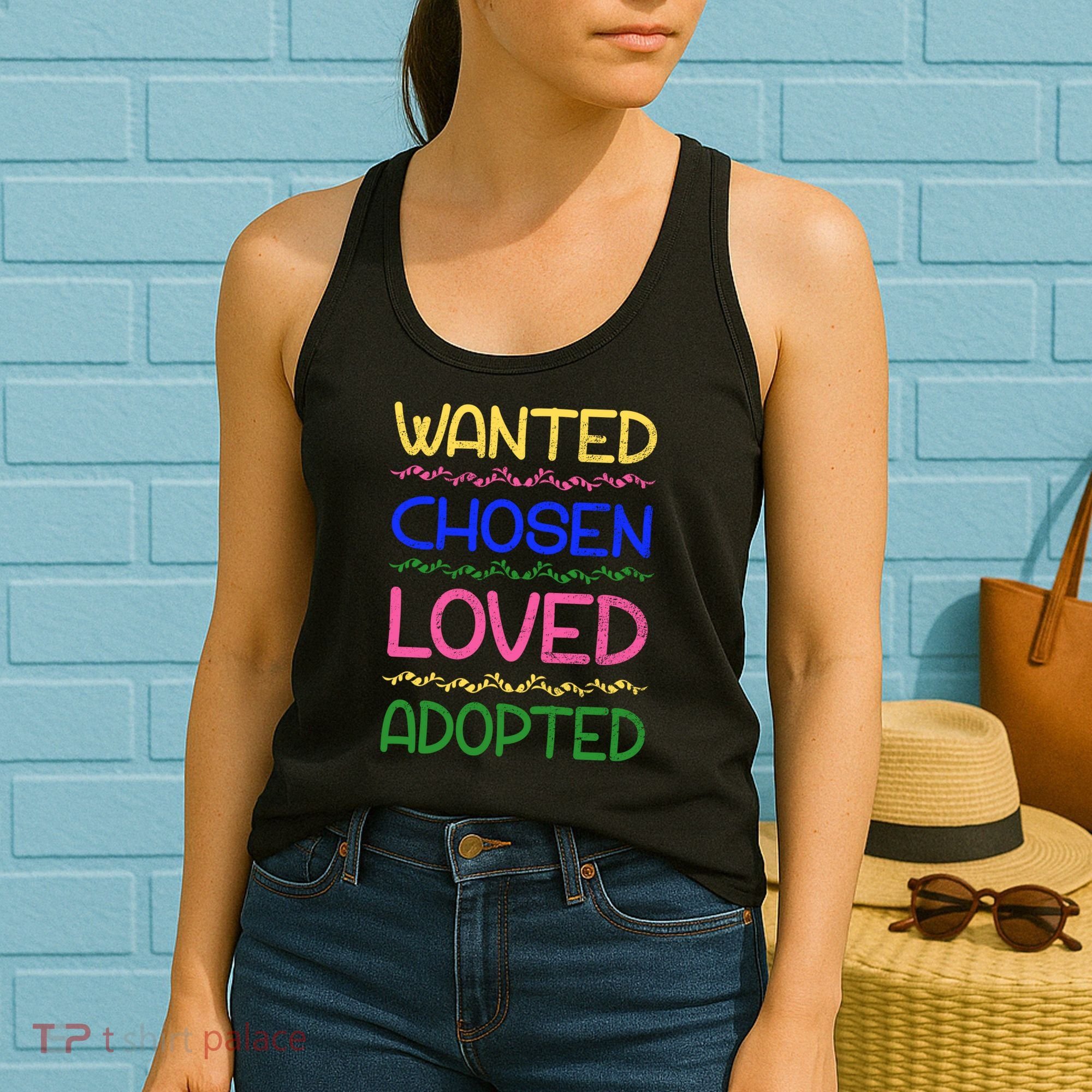 Wanted Chosen Loved Adopted Women's Tank Top