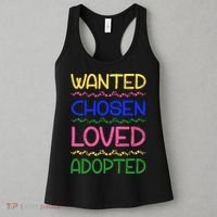 Wanted Chosen Loved Adopted Women's Tank Top thumb 3