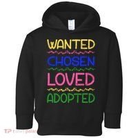 Wanted Chosen Loved Adopted Toddler Hoodie thumb 0