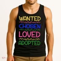Wanted Chosen Loved Adopted Tank Top thumb 3
