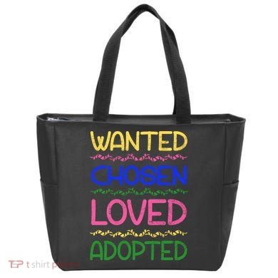 Wanted Chosen Loved Adopted Tote Bag