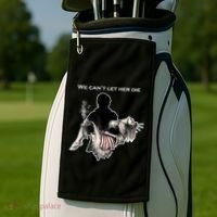 We Can't Let Her Die Statue Of Liberty Golf Towel thumb 2