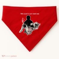 We Can't Let Her Die Statue Of Liberty USA-Made Doggie Bandana thumb 0
