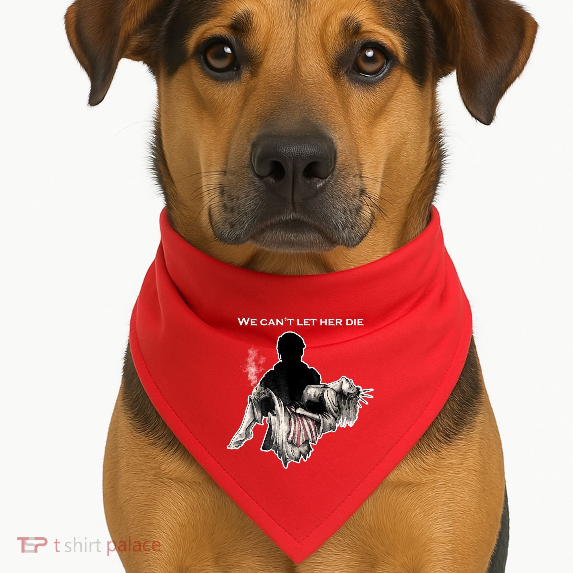We Can't Let Her Die Statue Of Liberty USA-Made Doggie Bandana