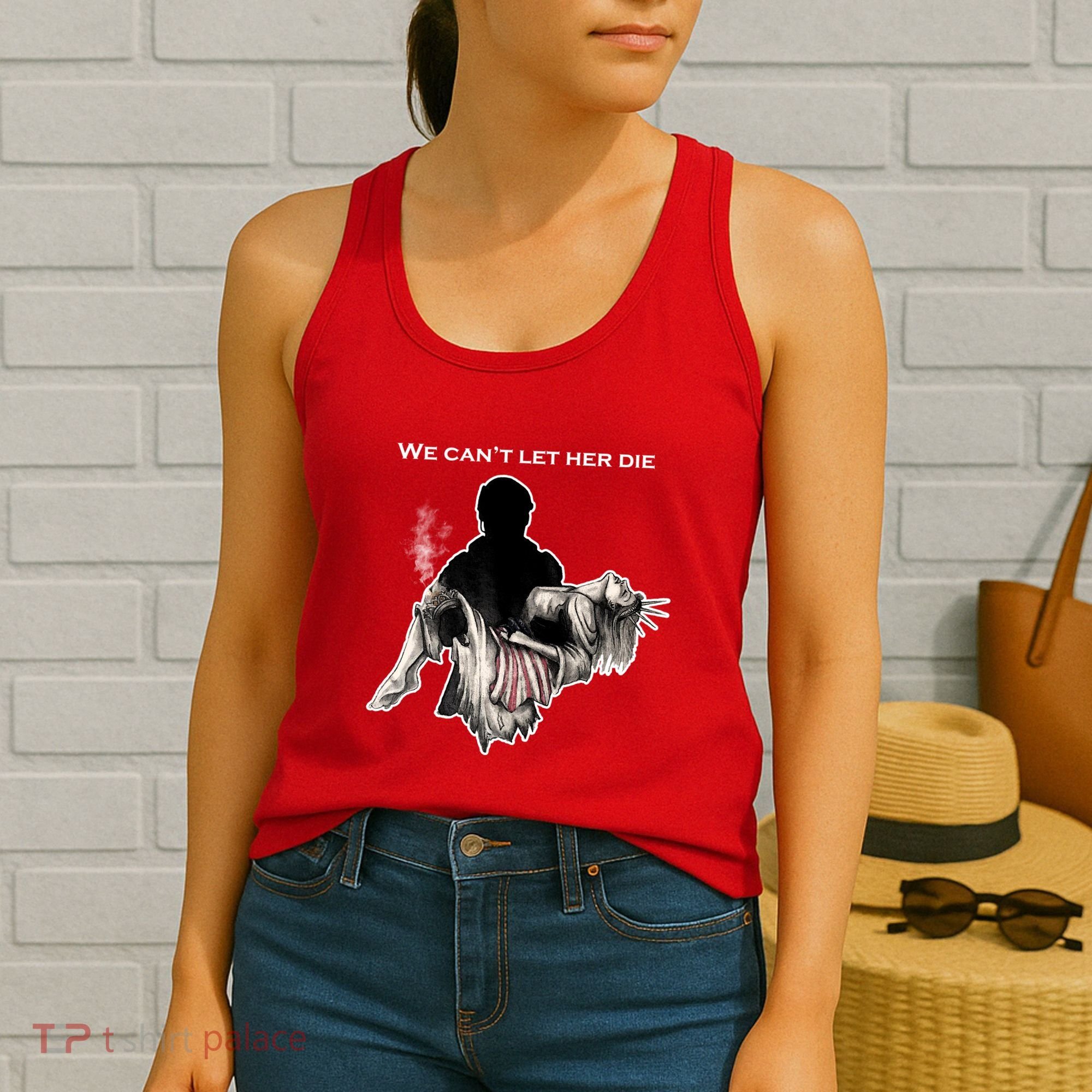 We Can't Let Her Die Statue Of Liberty Women's Tank Top