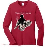 We Can't Let Her Die Statue Of Liberty Women's Long Sleeve Shirt thumb 0
