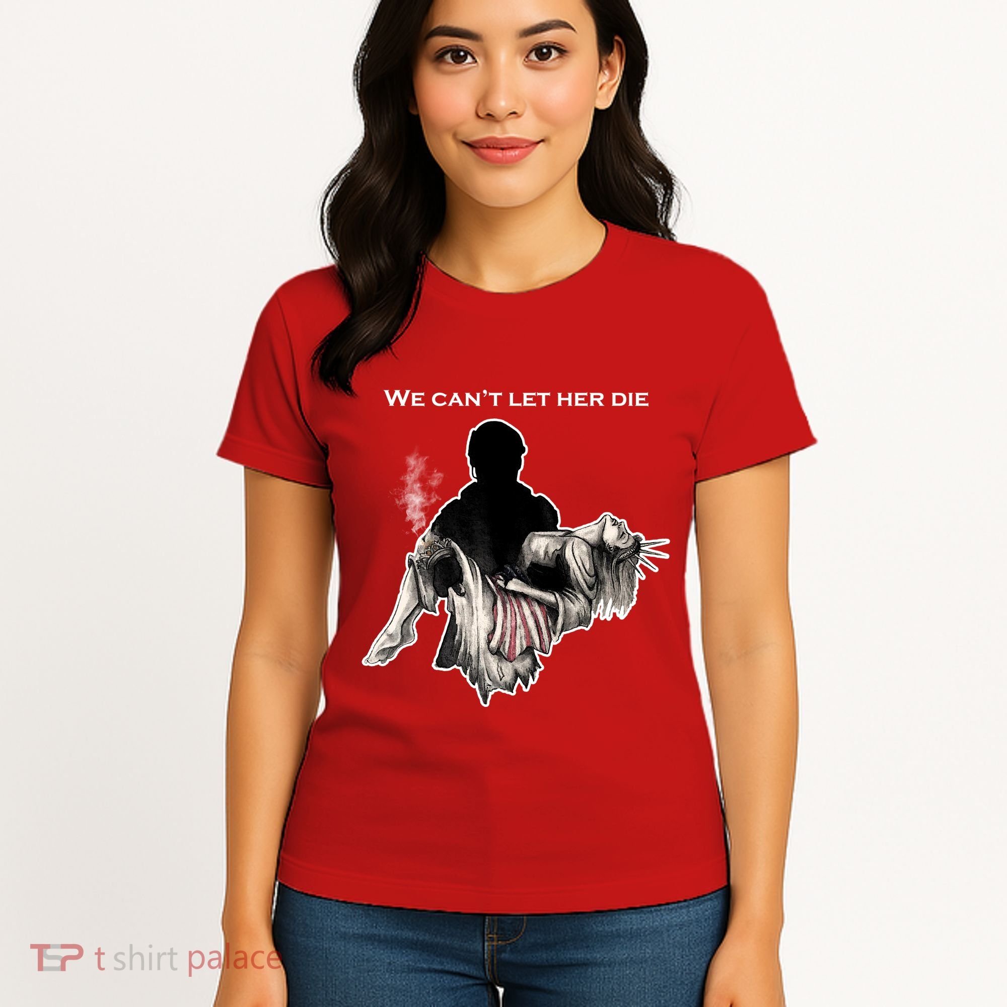 We Can't Let Her Die Statue Of Liberty Women's T-Shirt