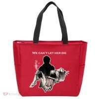 We Can't Let Her Die Statue Of Liberty Tote Bag thumb 0